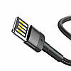 Кабель Baseus Cafule Cable（Special Edition）USB For iP 1m Grey+Black, фото 4