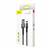 Кабель Baseus Cafule Cable（Special Edition）USB For iP 1m Grey+Black, фото 6