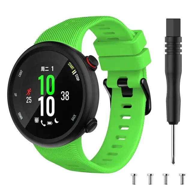 Ремінець для Garmin Forerunner 45S (салатовий)