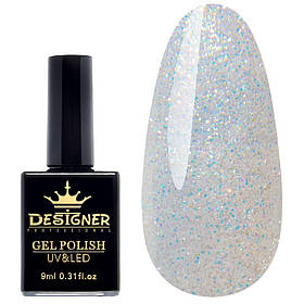 Гель-лак Дизайнер серії Diamond Kingdom для покриття нігтів, 9 мл "Блискучий айсбрег" M325