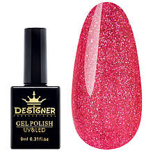 Гель-лак Дизайнер серії Diamond Kingdom для покриття нігтів, 9 мл "Рожевий колір із секретом" M329