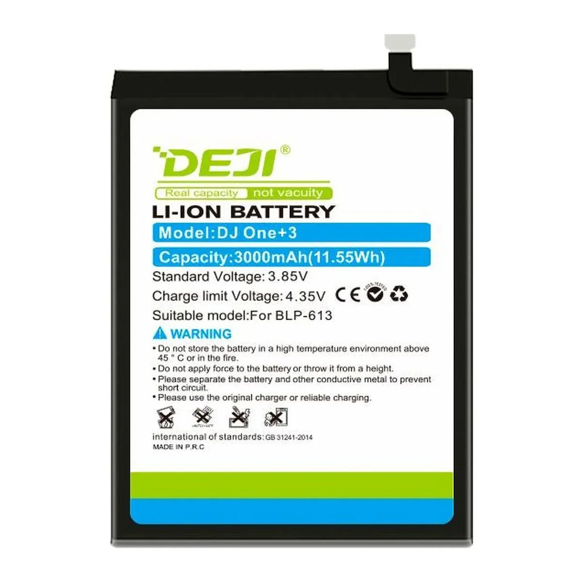 А OnePlus BLP613 3 (3000 mAh батарея аккумулятор на оне плюс, фото 1