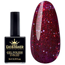 Гель-лак Дизайнер серії Diamond Kingdom для покриття нігтів, 9 мл "Джаз" M341