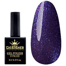 Гель-лак Дизайнер серії Diamond Kingdom для покриття нігтів, 9 мл "Яскрава ожина" M342