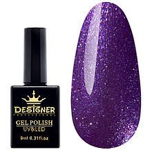 Гель-лак Дизайнер серії Diamond Kingdom для покриття нігтів, 9 мл "Черничні поля вночі" M343