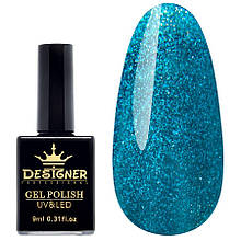 Гель-лак Дизайнер серії Diamond Kingdom для покриття нігтів, 9 мл "Басейн" M355