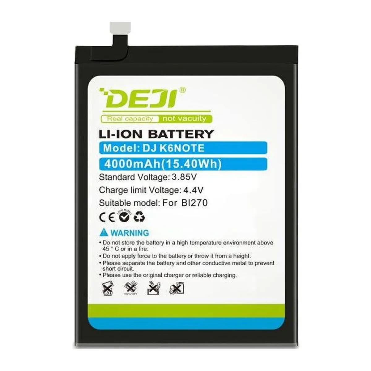 А Lenovo BL270 4000 mAh батарея аккумулятор на леново, фото 1