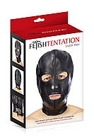 Капюшон БДСМ Fetish Tentation Open mouth and eyes BDSM hood