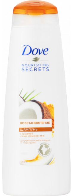 Шампунь Dove Hair Therapy "Відновлення з куркумою та кокосовим маслом" (250мл.)