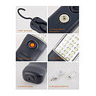 Акумуляторний ліхтар LED лампа USB з магнітом та гачком PC 048 Лучшая цена, фото 5