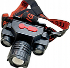 Ліхтар налобний акумуляторний BL COB XPE KX-1805 usb charge Лучшая цена, фото 2