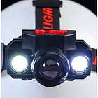 Ліхтар налобний акумуляторний BL COB XPE KX-1805 usb charge Лучшая цена, фото 3