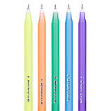 Ручка кулькова 1Вересня Radium 0,6 мм синя, фото 4