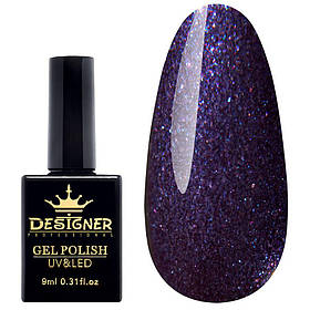 Гель-лак Дизайнер серії Diamond Kingdom для покриття нігтів, 9 мл "Північне синяння" M348