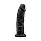 Фалоїмітатор Silexd Henry Premium Silicone Dildo MODEL 2 size 7.5" Black, 22х4,8 см., фото 2