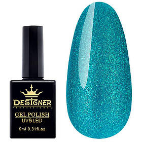 Гель-лак Дизайнер серії Diamond Kingdom для покриття нігтів, 9 мл "Блакитний кварц" M354