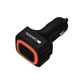 Автомобільний зарядний пристрій для Canyon (4 USB, 4.8 A) Black (CNE-CCA05B)