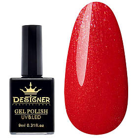 Шиммерний гель-лак Platinum Lux (9 мл.) Дизайнер для манікюру та педикюру "Горобиновий" N359