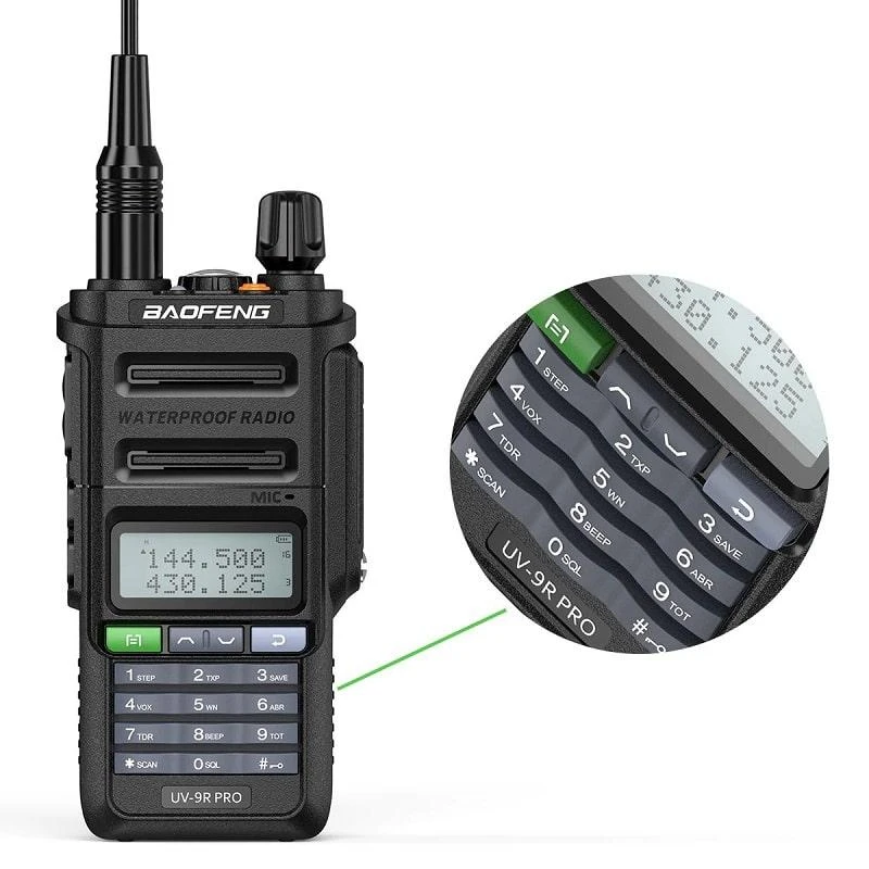 Baofeng UV-9R PRO V2 рація вологозахищена   10Вт  USB Type-C