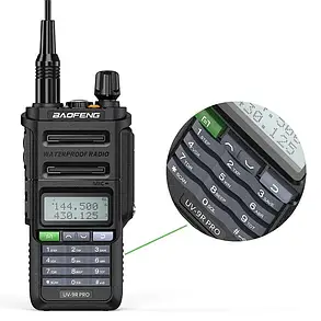 Baofeng UV-9R PRO V2 рація вологозахищена 10Вт USB Type-C, фото 1