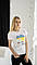 Парні Патріотичні футболки з вишитим надписом Все Буде Україна та Карта УКраїни, фото 3