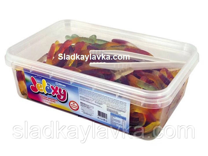 Желейна цукерка Черв'яки Jelaxy 600 г (Elvan)