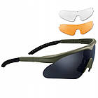Окуляри балістичні Swiss Eye Raptor Olive! + кріплення для окулярів, фото 11