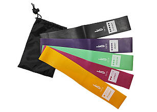 Гумки для фітнесу FORTE набір 5 штук HB001