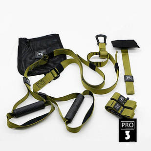 TRX петлі для функціональних тренувань Sport Edition P3 PRO green