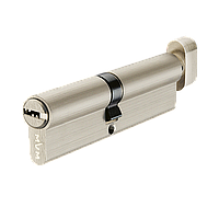 Цилиндр для замка ключ/тумблер P6P45/45T SN Матовый никель
