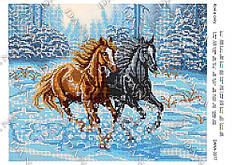 Коні в снігу 3377