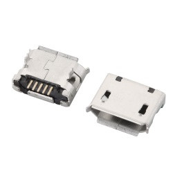 Гніздо Micro USB MK5B 5pin 5,9мм зі спідницею