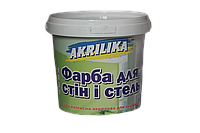 Водоемульсійна фарба Akrilika для внутрішніх робіт 1,4 кг