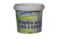 Водоемульсійна фарба Akrilika для внутрішніх робіт 1,4 кг