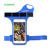 Чехол для телефона на руку универсальный 4-5 дюймов FLOVEME YXF12719-3 синий