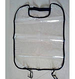 Захисна накидка на спинку переднього сидіння авто (прозора), фото 3