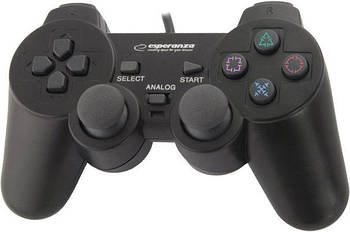 Джойстик Esperanza gamepad 106 PS2/PS3/PC-USB CORSAIR Black-Red 5