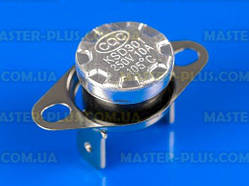 Термостат KSD301 105°C 250В 10А, клеми перпендикулярно кріпленню, 16мм