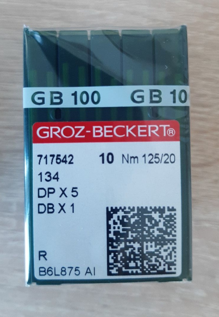 Иглы Grozz-bekkert DP - 5 -125 R универсальные, для швейных машин - фото 2 - id-p1133593318