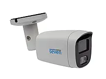 Комплект відеоспостереження на 1 циліндричну 5 Мп IP-камеру SEVEN KS-7221O-5MP, фото 5