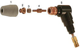 Комплектуючі до пальника PT-34 ESAB