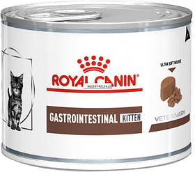 Вологий корм для кошенят Royal Canin Gastrointestinal Kitten банка 195 г