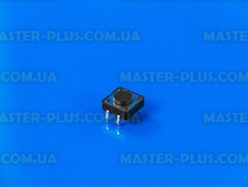Кнопка тактова 12x12x5мм чорна 7.49.0025, для поверхневого монтажу