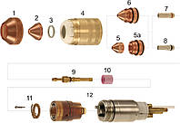 Комплектующие к горелки PT-600 ESAB