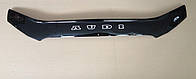Дефлектор капота на AUDI Q5 (кузов 8R) 2008-2012 "VT-52" Мухобойка на Ауди Q5 (кузов 8R) 2008-2012