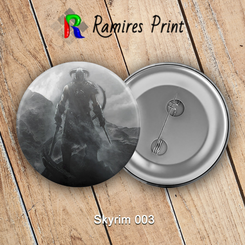 Значок 32 мм Skyrim 003