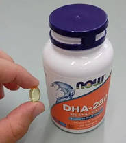 Жирні кислоти Now Foods DHA-250/125 EPA 120 softgels, фото 4