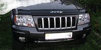 Дефлектор капота на Jeep Grand Cherokee (WJ) 1999-2004 "VT-52" Мухобойка на Джип Гранд Черокі 1999-2004