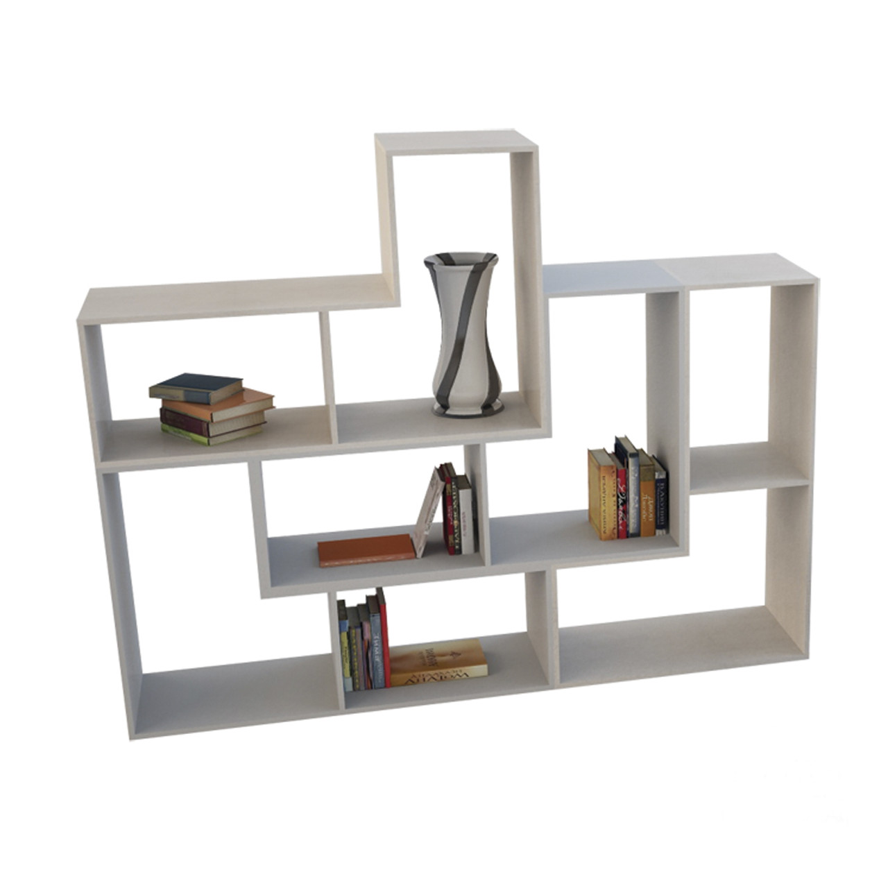 Сучасний книжковий стелаж FLASHNIKA 01 (2000мм x 400мм x 1600мм)