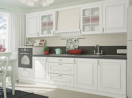 Модульна кухня "Амор Класік" з фарбованими МДФ фасадами від VIP Master (7 варіантів кольорів)
